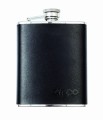 Piersiówka Zippo Steel Black Leather 180ml 2005269