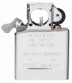 pokazany od frontu Wkład Zippo Fajkowy Chrom 60006445