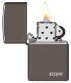 odpalona Zapalniczka Zippo Black Ice logo 60001213