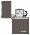 otworzona Zapalniczka Zippo Black Ice logo 60001213