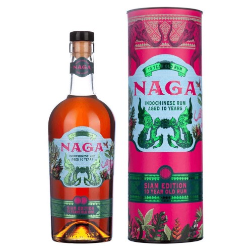 Rum NAGA Siam Edition w puszce różowy rum z Indonezji dobra cena