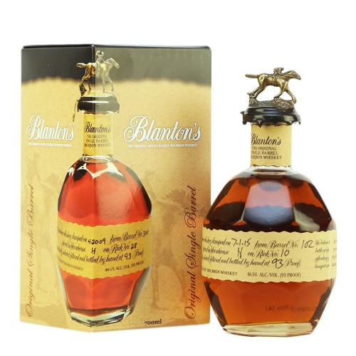 Blantons Original Single Barrel wkartoniku na prezent dla męża dla konesera upominek dla wielbiciela blantonsa dobry trunek
