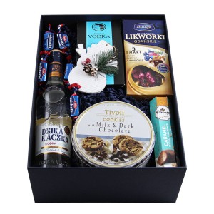 Zestaw prezentowy z polską wódką Dzika Kaczka