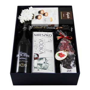 Zimowy zestaw prezentowy z Bocianem