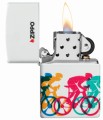 płomień zapalniczki Zippo z kolarzami