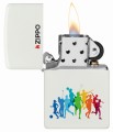 płomień Zippo w kolorze białym