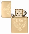 złota zapalniczka Zippo