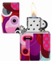 płomień Zippo w kolorowym designie