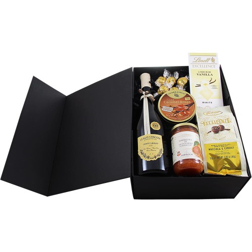 złoty kosz prezentowy upominek świąteczny