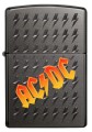 czarna zapalniczka Zippo z logo AC/DC