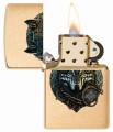 design z wilkiem na zapalniczce Zippo