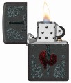 zapalniczka Zippo z mieczem przebijającym serce
