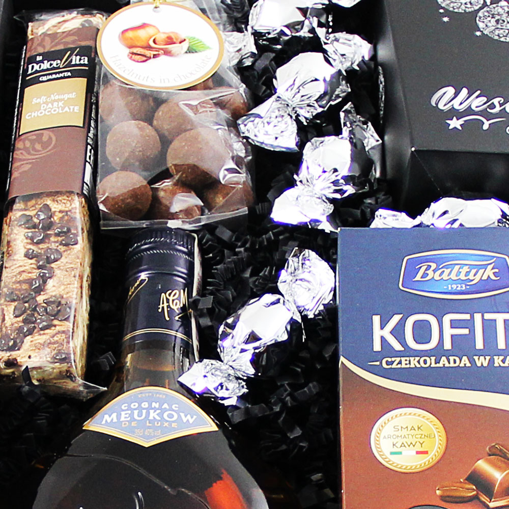 cognac w zestawie na prezent świąteczny