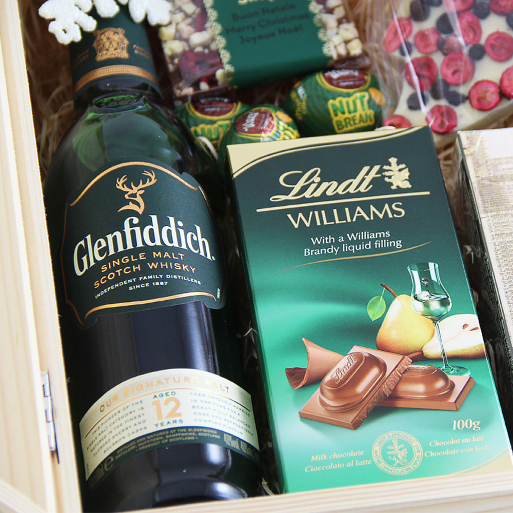 Glenfiddich zielony whisky na prezent świąteczny
