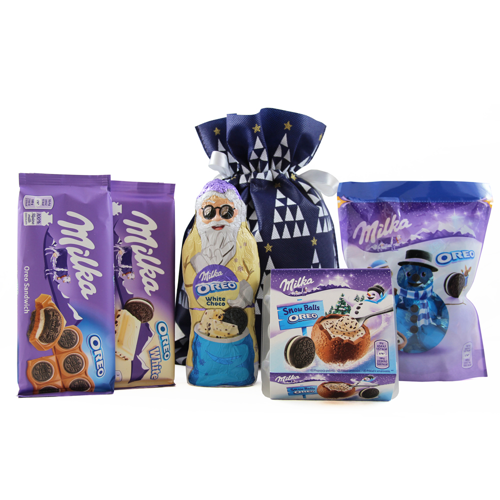 zestaw świąteczny od Mikołaja czekolada oreo
