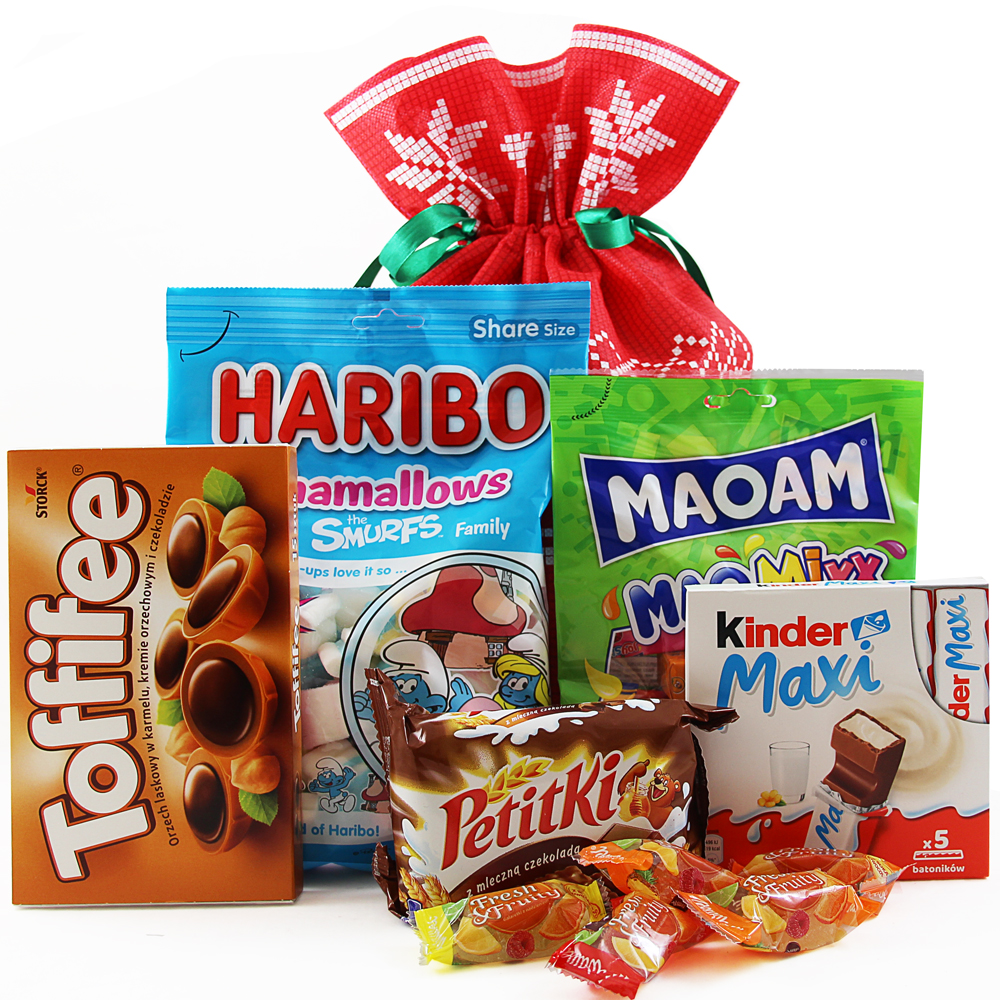 dziecięce zestawy świąteczne ze słodyczami